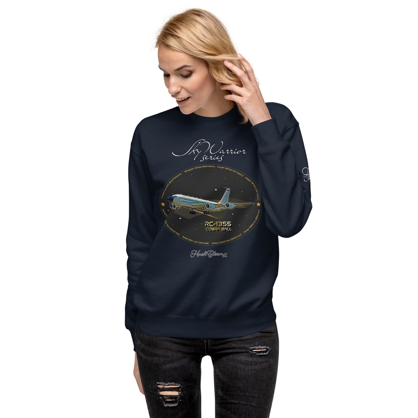 Navy Blazer - RC135S Cobraball Women’s Premium Sweatshirt