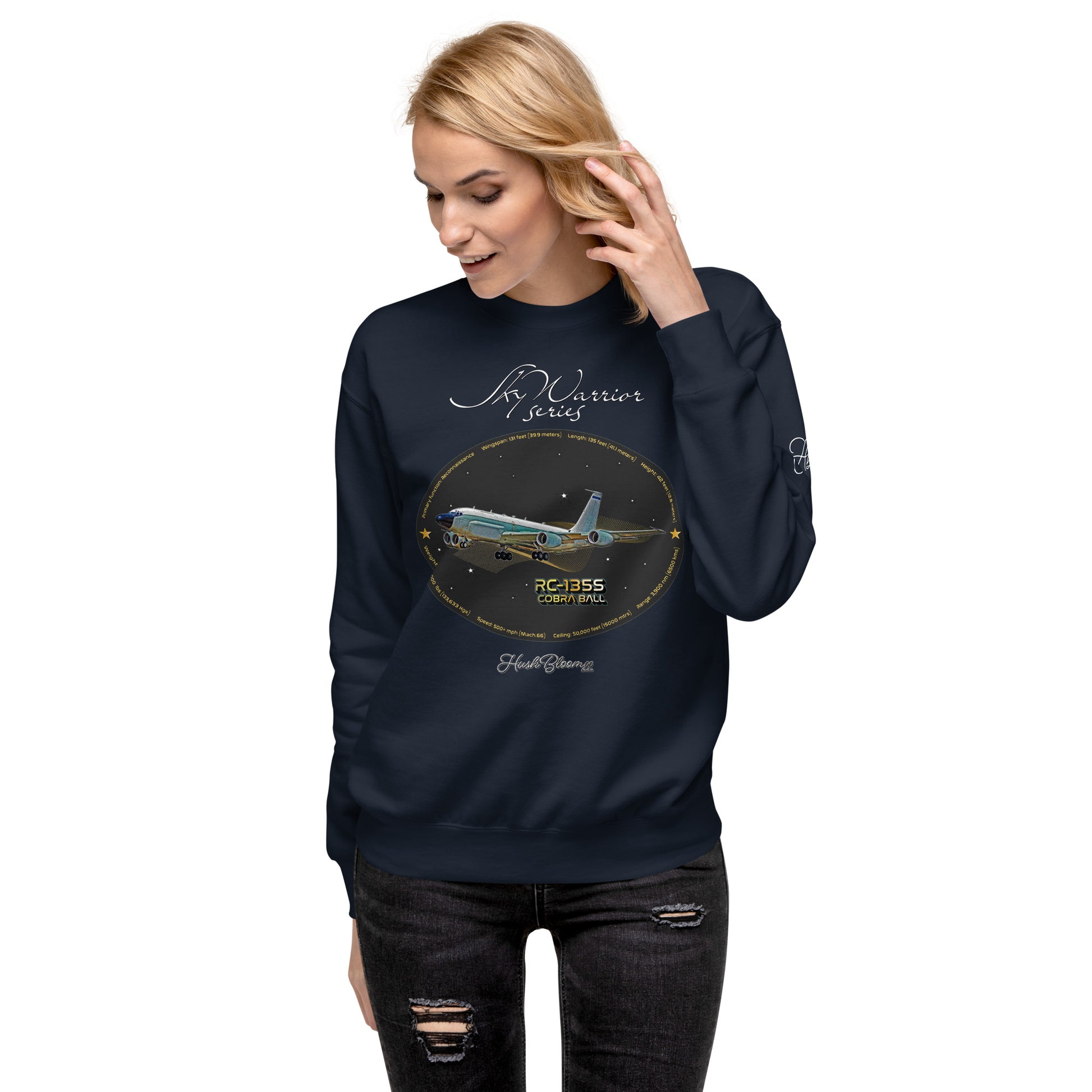 Navy Blazer - RC135S Cobraball Women’s Premium Sweatshirt