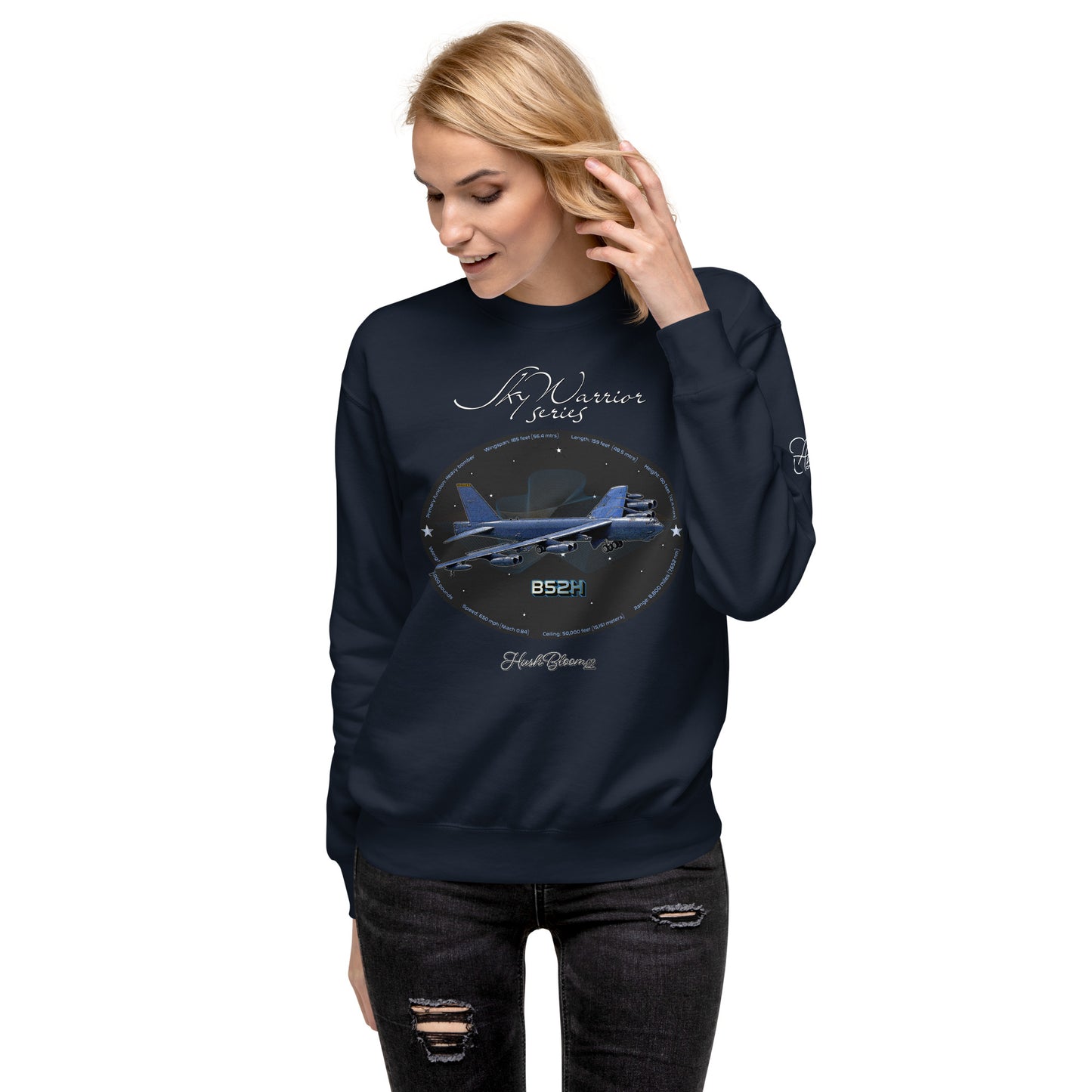 Navy Blazer - B52H Stratofortress Women’s Premium Sweatshirt