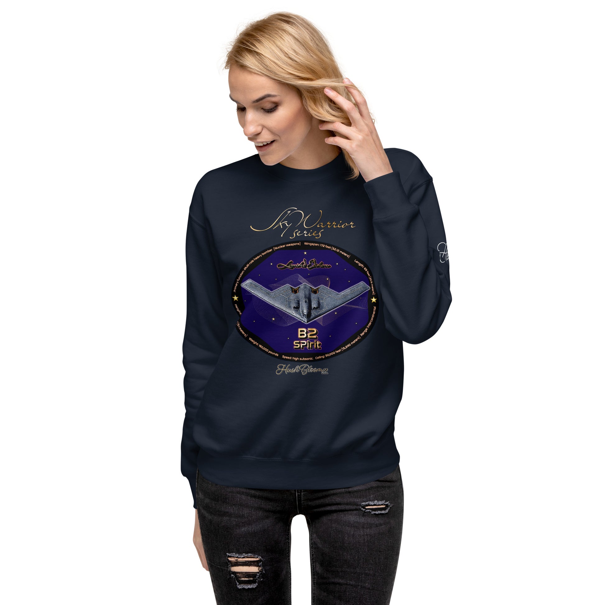 Navy Blazer - B2 Spirit (Limited Edition) Women’s Premium Sweatshirt