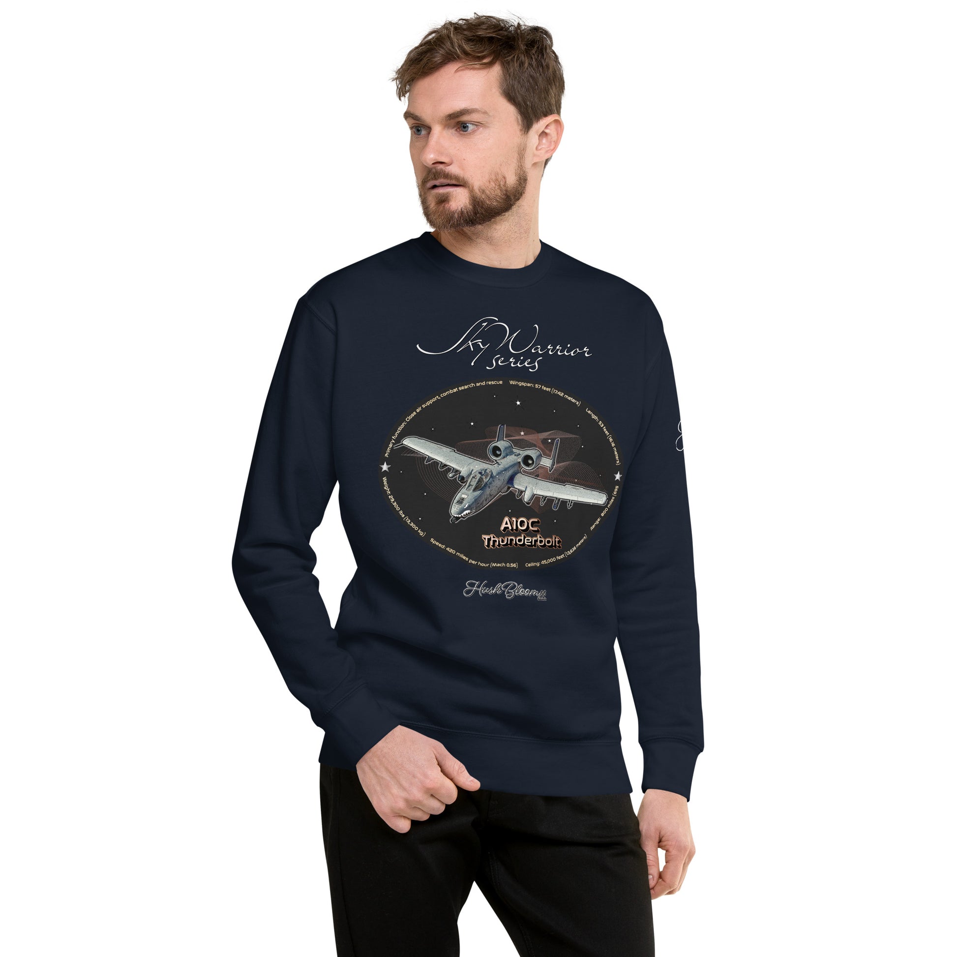Navy Blazer - A10C Thunderbolt Men’s Premium Sweatshirt