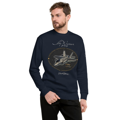 Navy Blazer - F35A Lightning Men’s Premium Sweatshirt