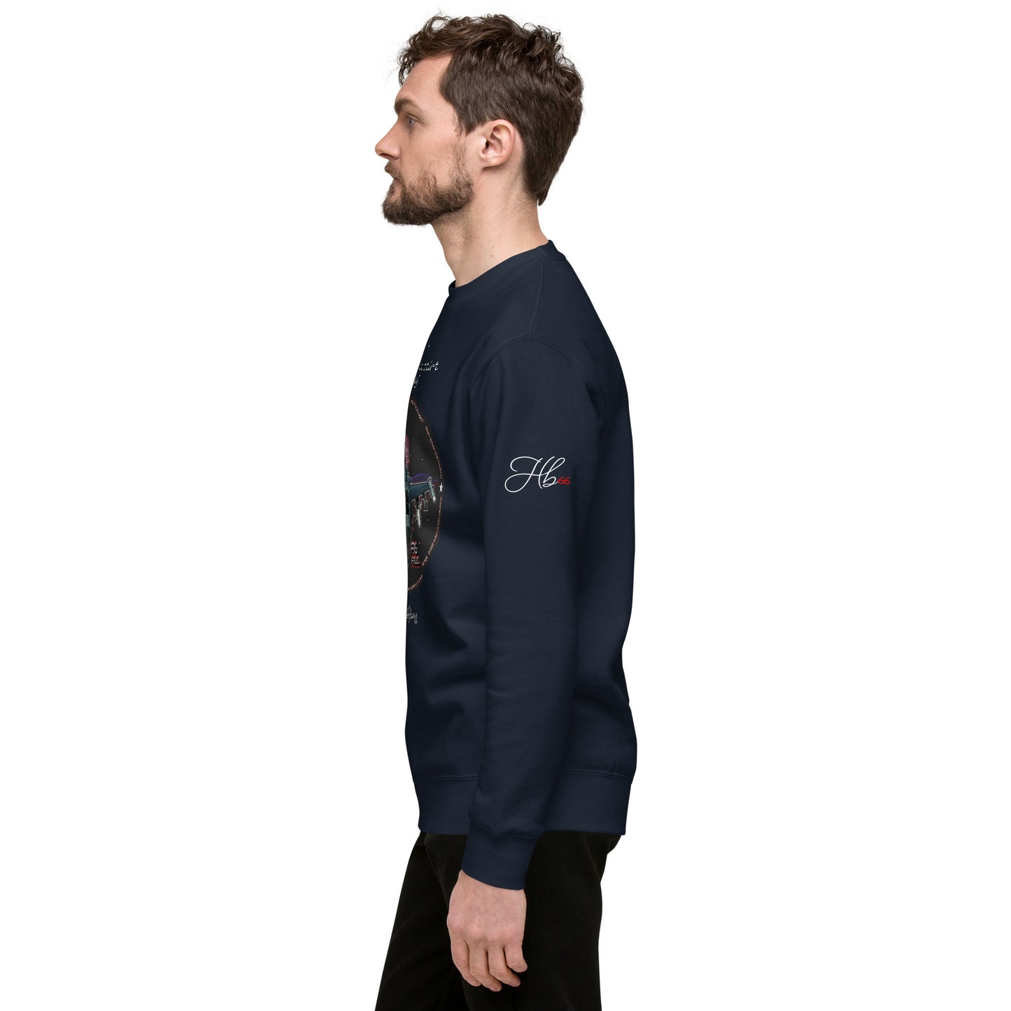 Navy Blazer - F16 Falcon Men’s Premium Sweatshirt
