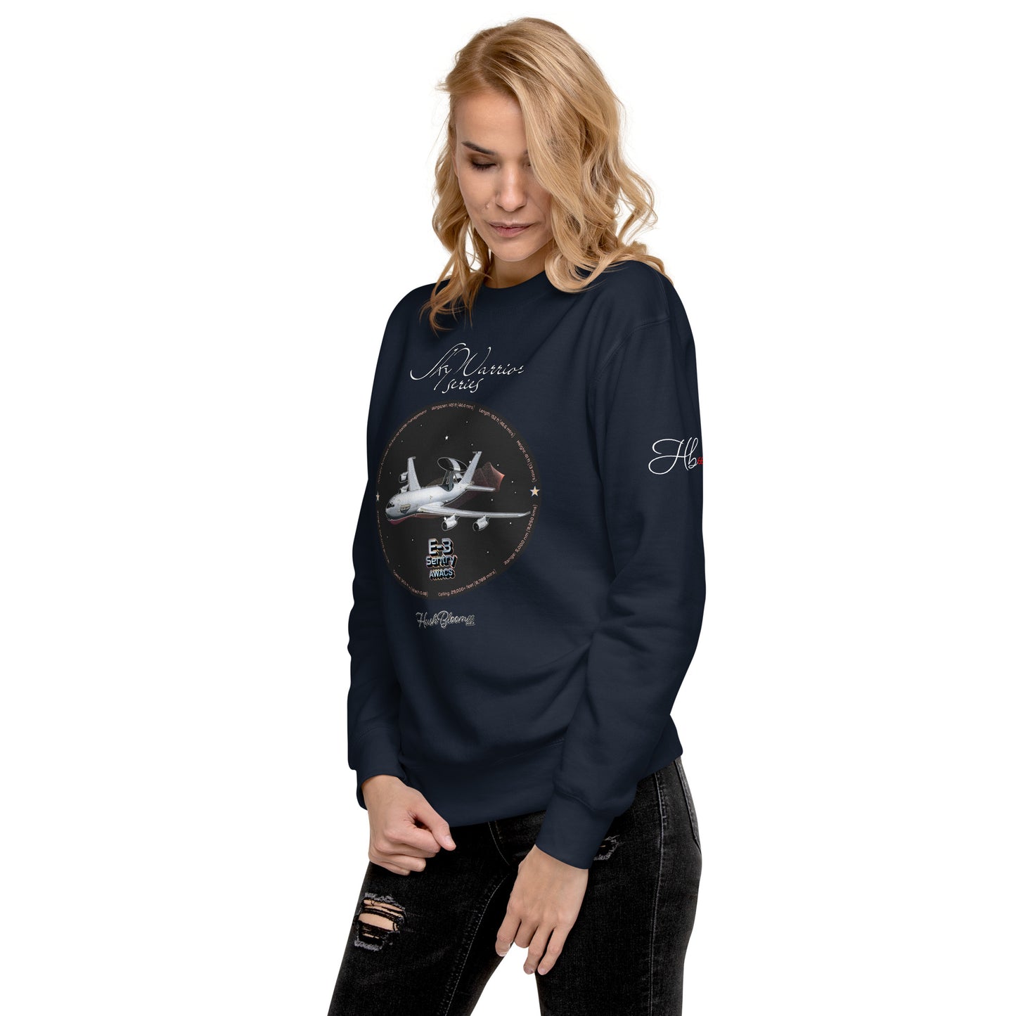 Navy Blazer - E3 Sentry Women’s Premium Sweatshirt