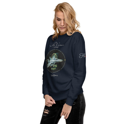 Navy Blazer - F15 Eagle Women’s Premium Sweatshirt