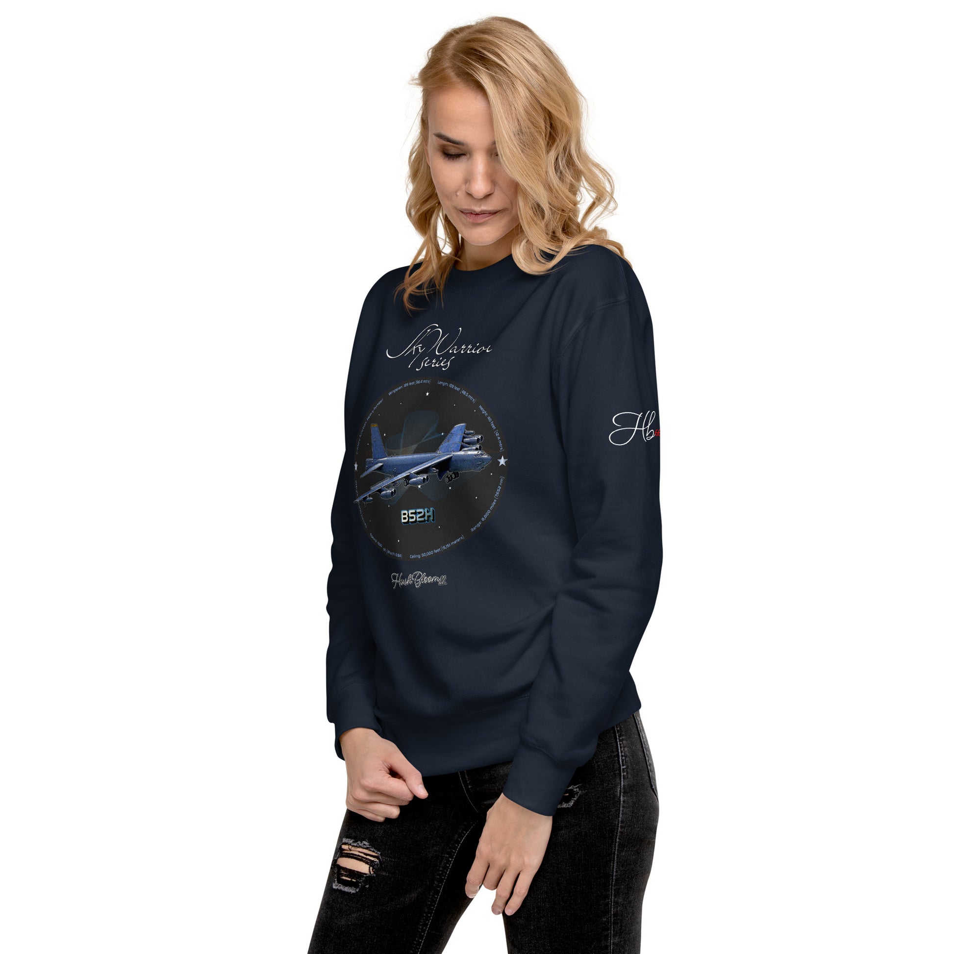 Navy Blazer - B52H Stratofortress Women’s Premium Sweatshirt