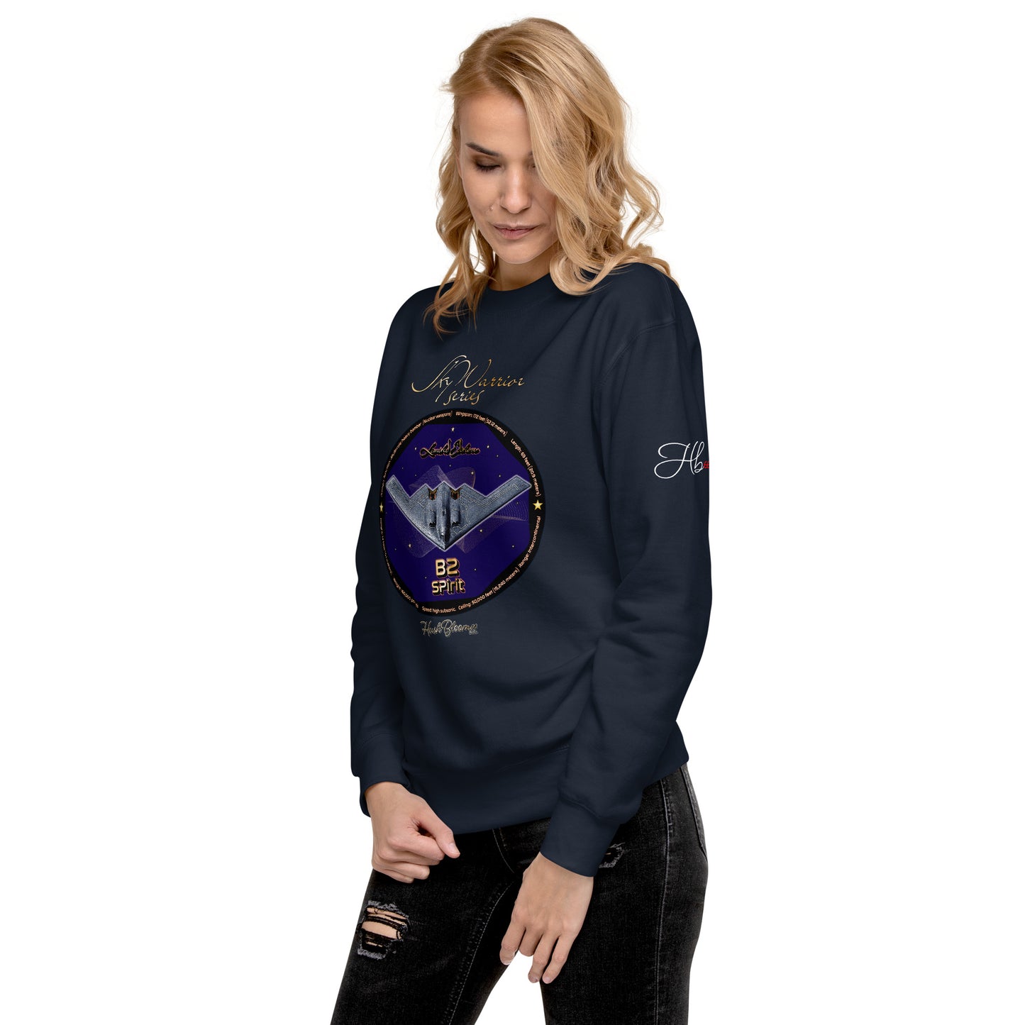Navy Blazer - B2 Spirit (Limited Edition) Women’s Premium Sweatshirt
