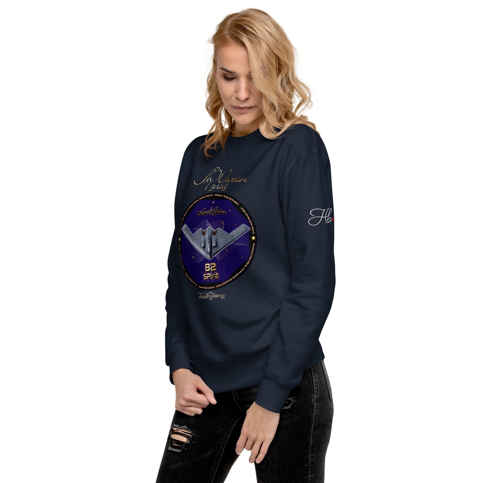 Navy Blazer - B2 Spirit (Limited Edition) Women’s Premium Sweatshirt