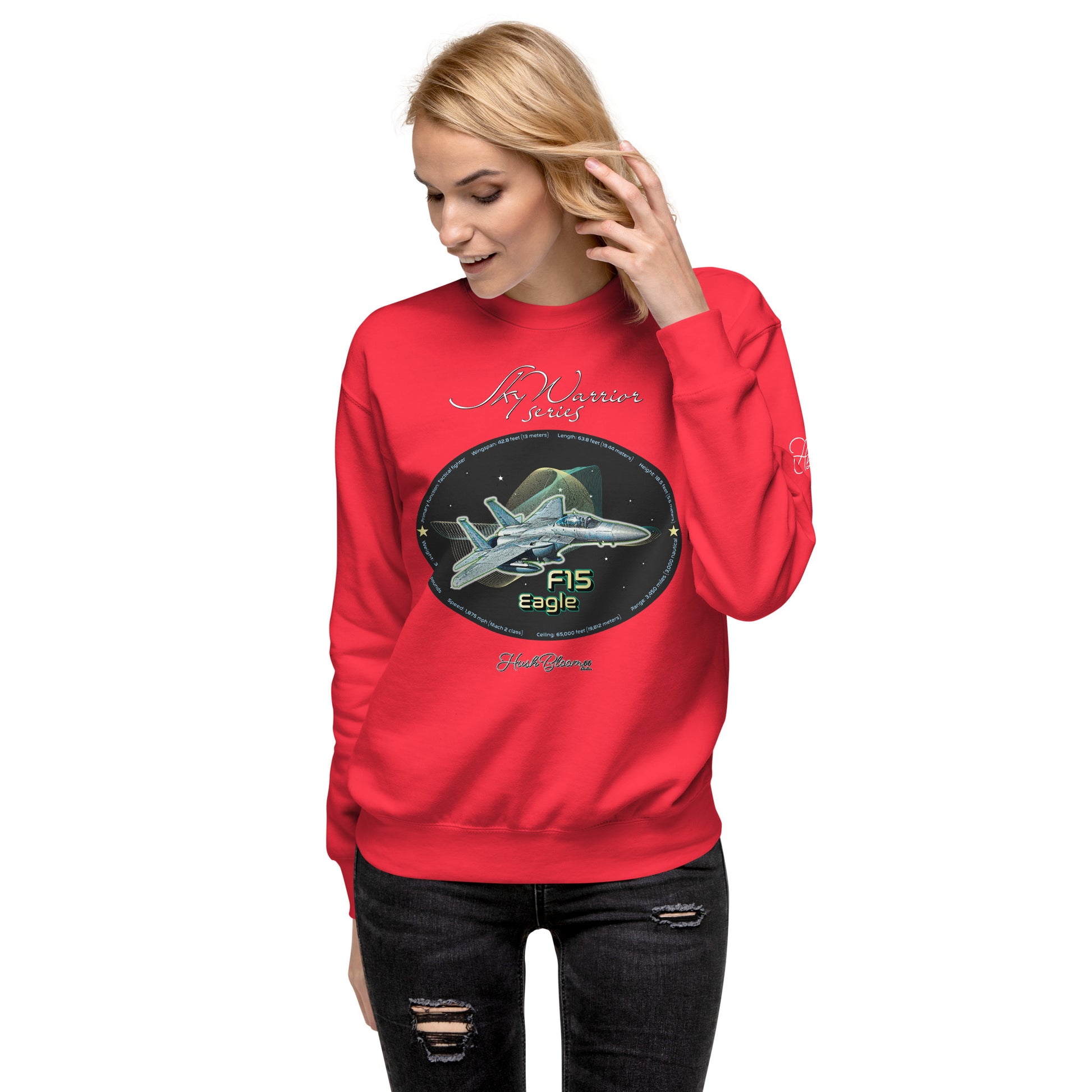 Team Red - F15 Eagle Women’s Premium Sweatshirt