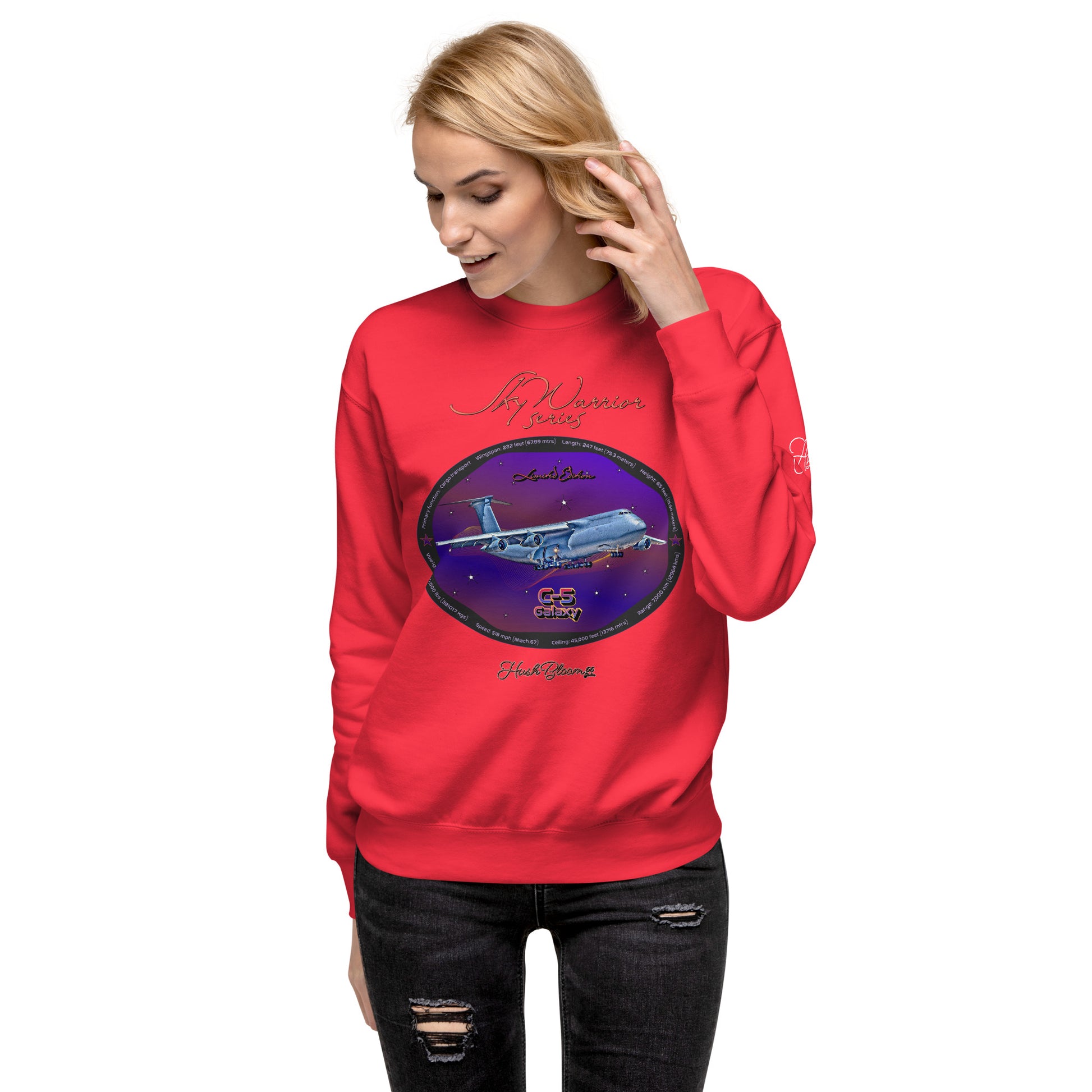 Team Red - C5 Galaxy (Limited Edition) Women’s Premium Sweatshirt