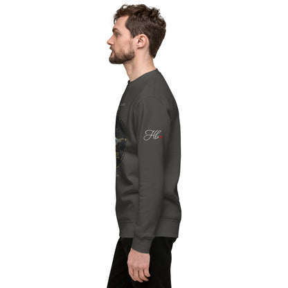 Vintage Black - RC135S Cobraball Men’s Premium Sweatshirt