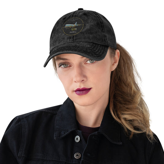 Black - RC135S Cobraball Vintage Cotton Twill Cap