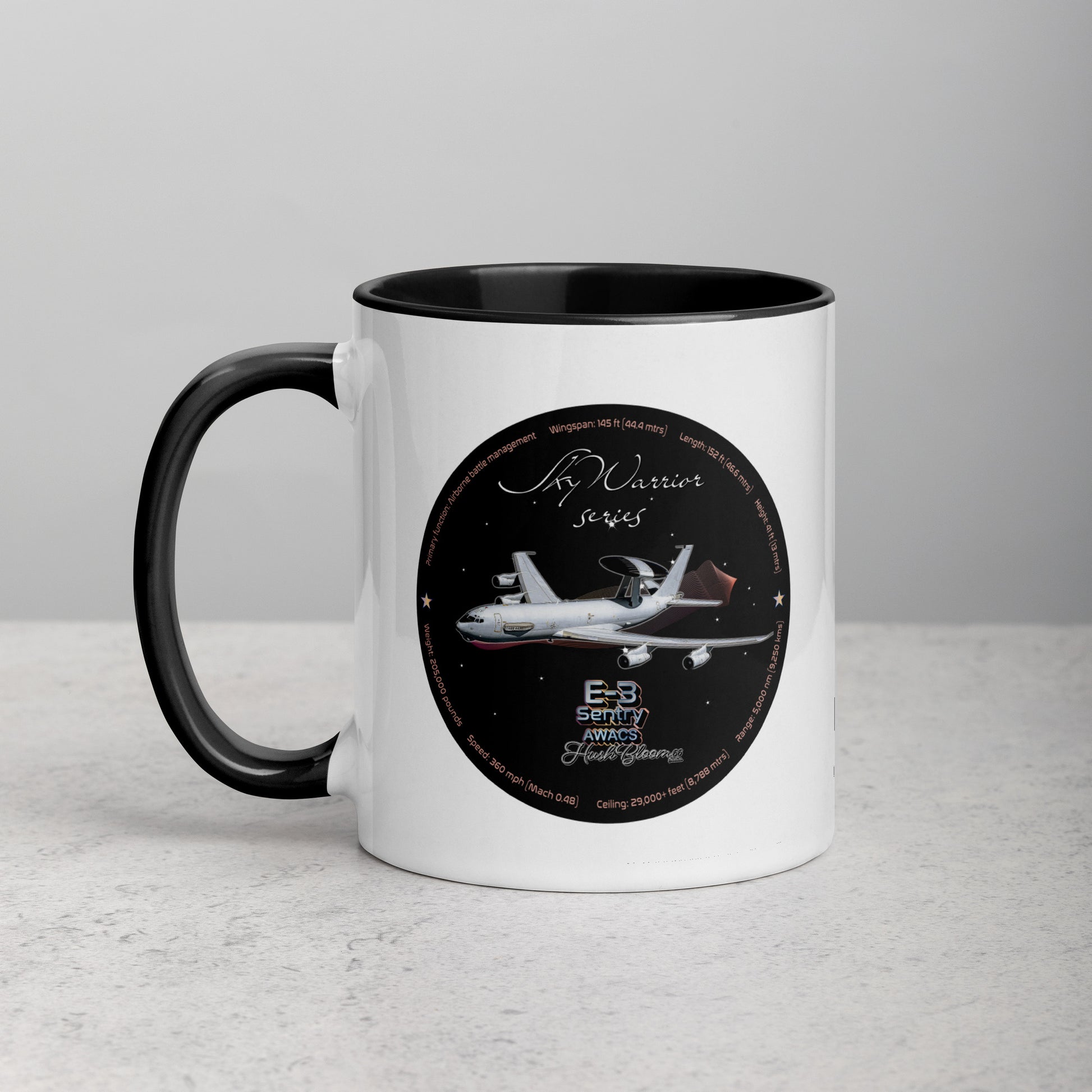 Black - E3 Sentry Mug with Color Inside
