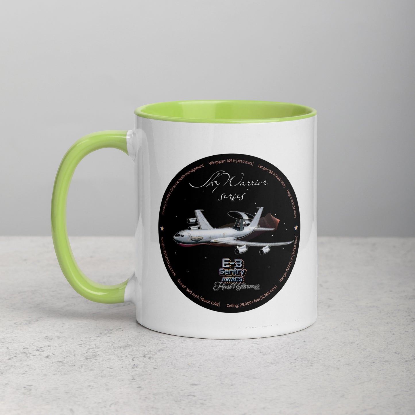 Green - E3 Sentry Mug with Color Inside