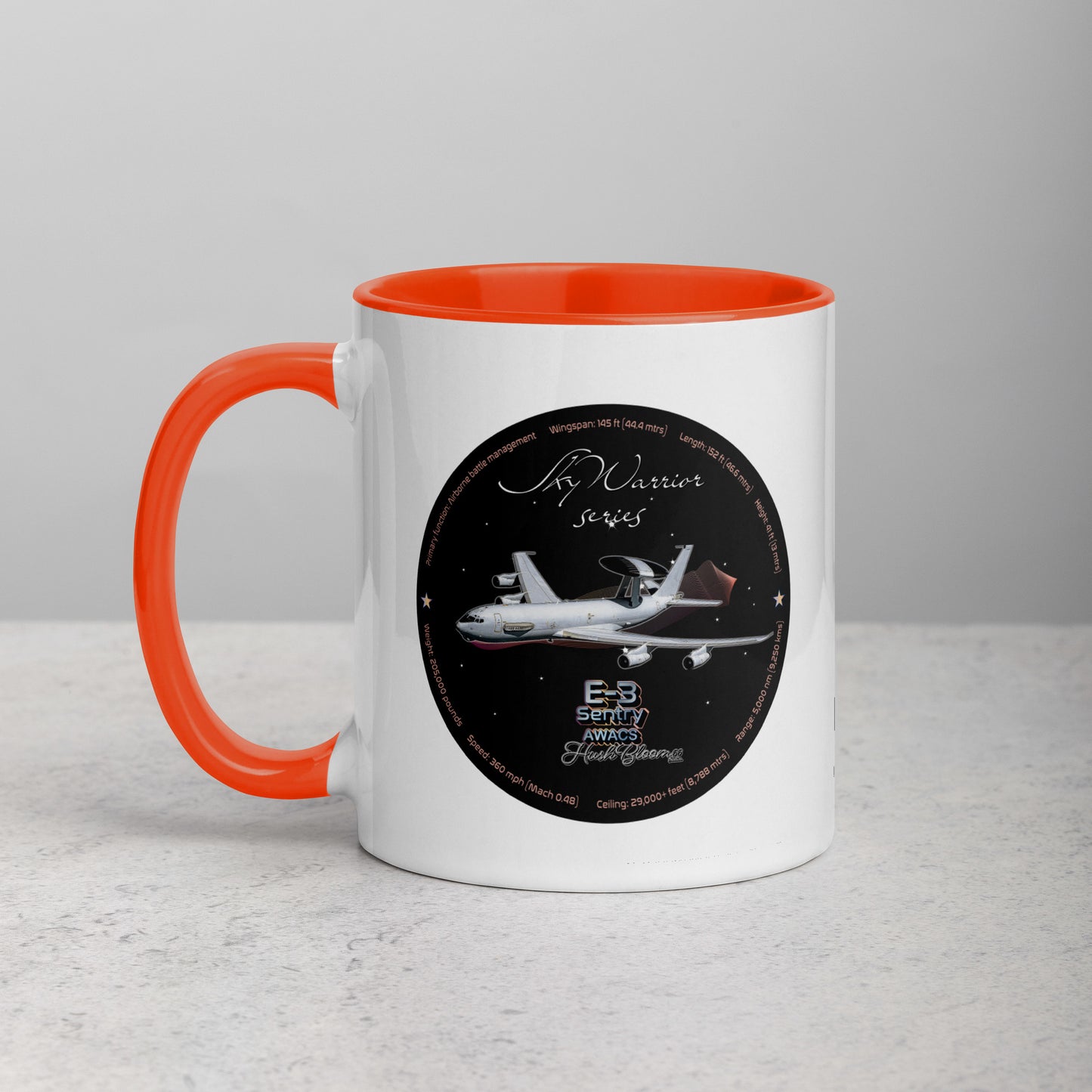 Orange - E3 Sentry Mug with Color Inside