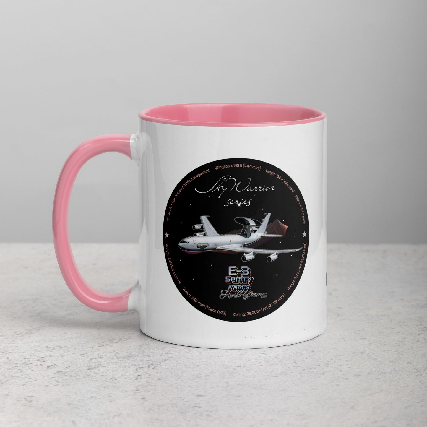 Pink - E3 Sentry Mug with Color Inside
