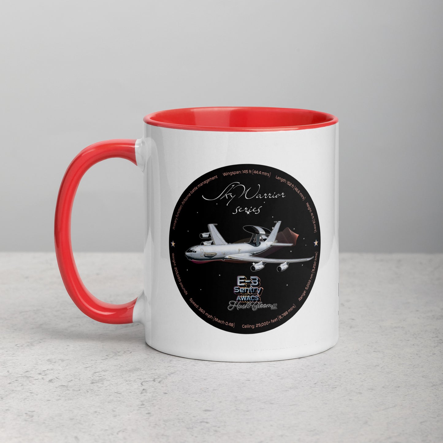 Red - E3 Sentry Mug with Color Inside
