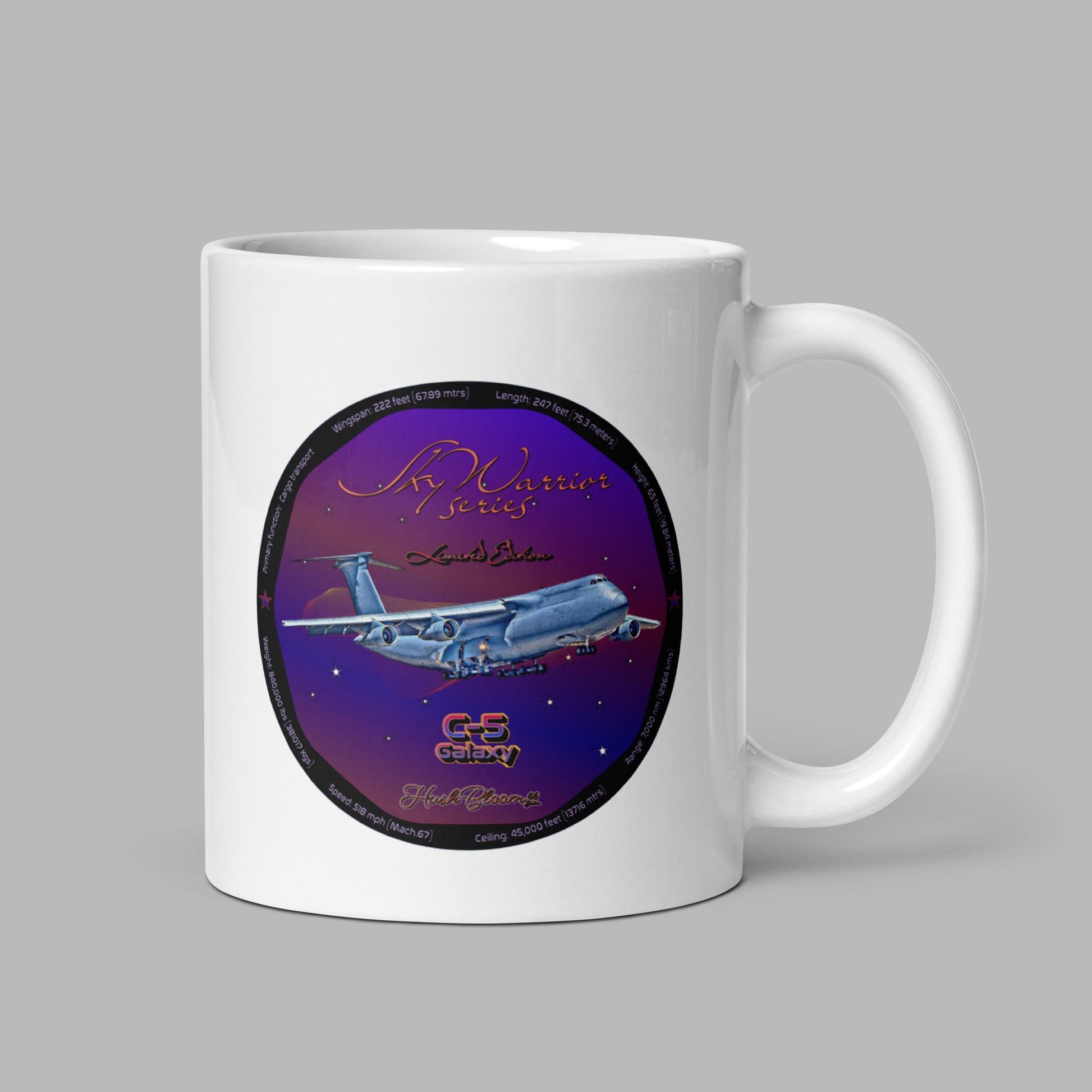 C5 Galaxy (Limited Edition)- White glossy mug Mug
