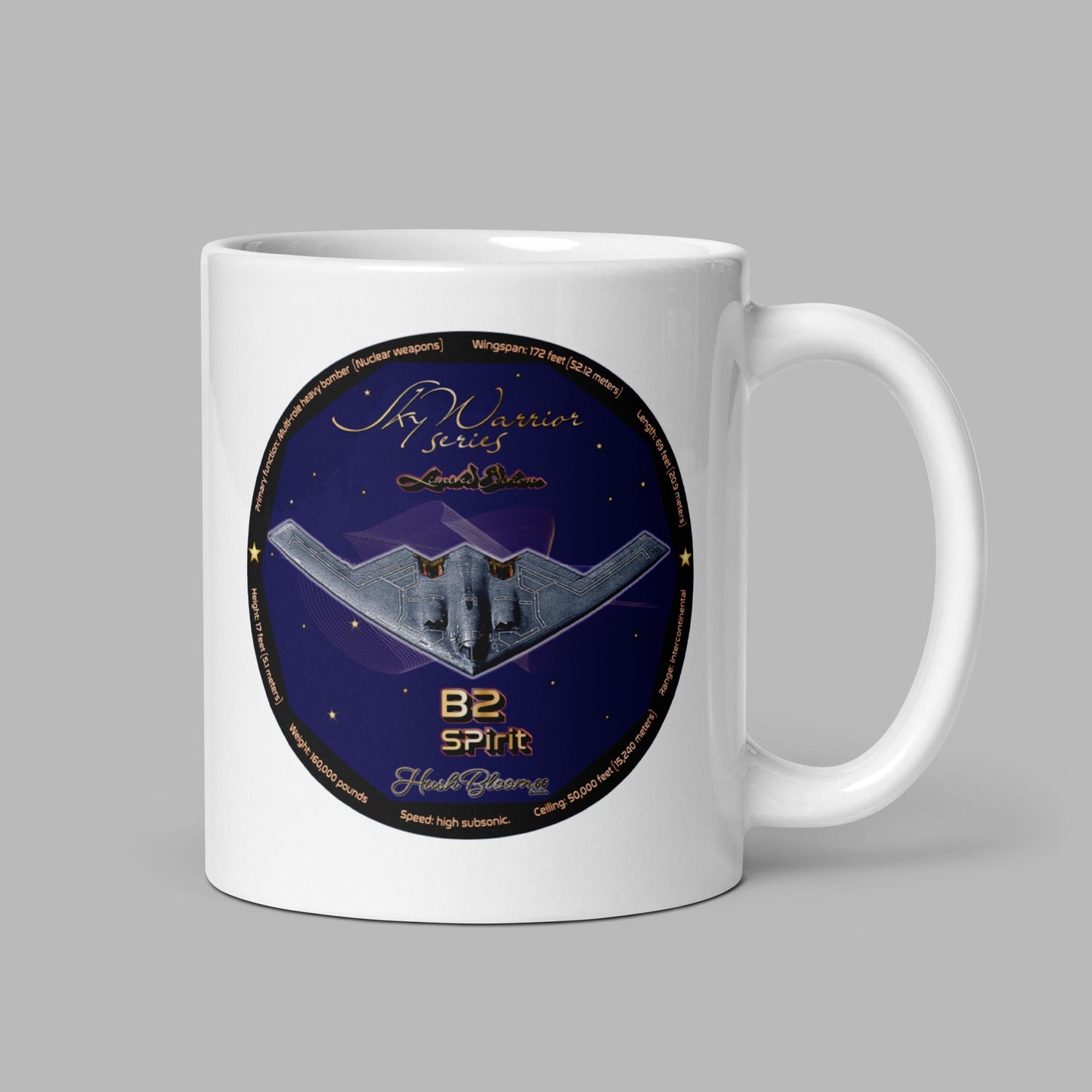 B2 Spirit (Limited Edition)- White glossy mug Mug