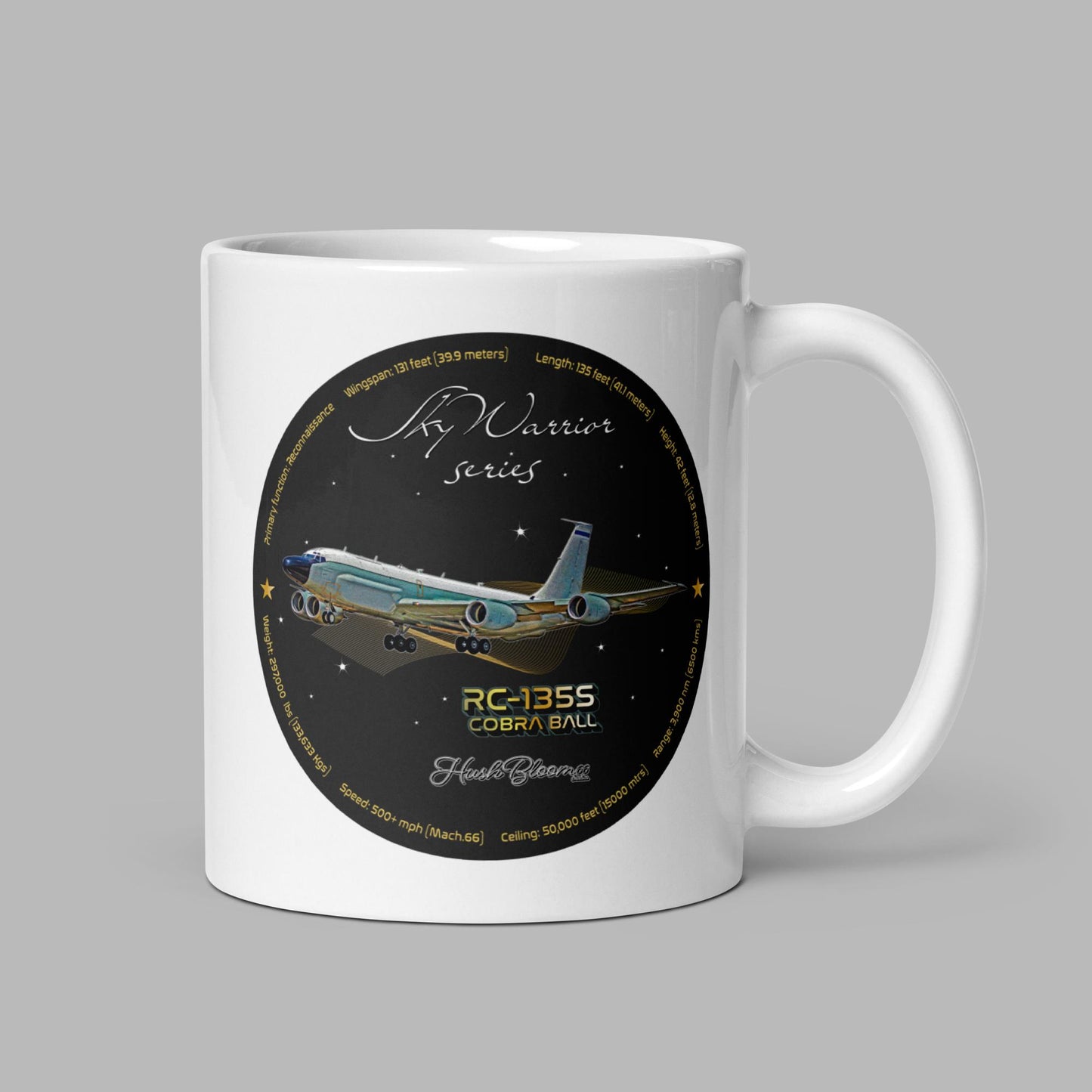 RC135S Cobraball White glossy mug