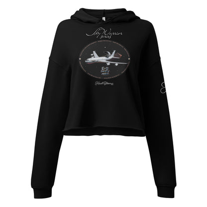 Black - E3 Sentry Crop Hoodie