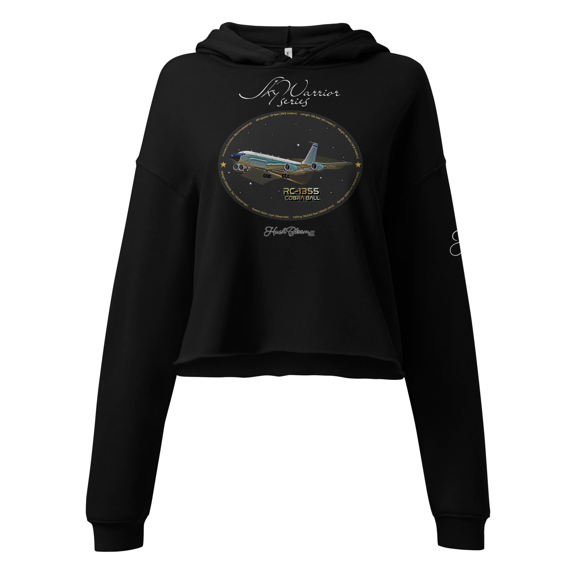 Black - RC135S Cobraball Crop Hoodie