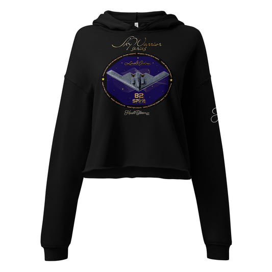 Black - B2 Spirit (Limited Edition) Crop Hoodie