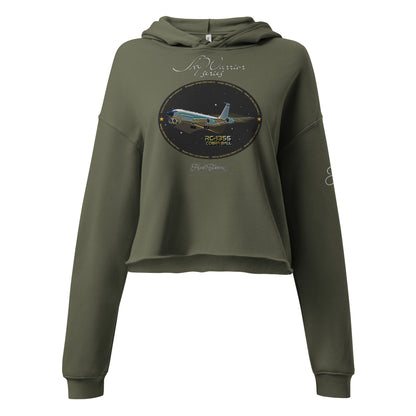 Military Green - RC135S Cobraball Crop Hoodie