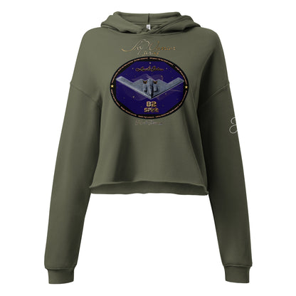 Military Green - B2 Spirit (Limited Edition) Crop Hoodie