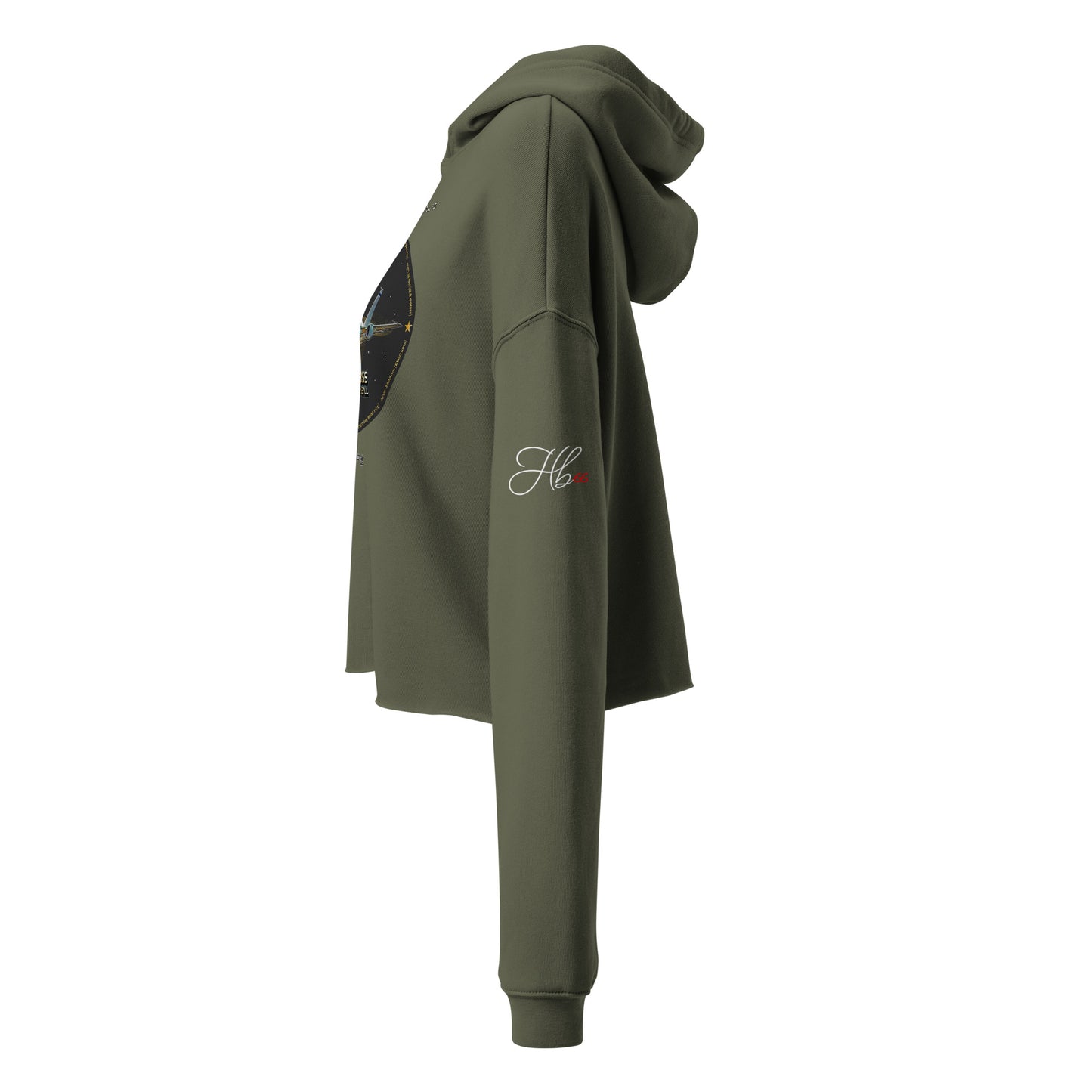 Military Green - RC135S Cobraball Crop Hoodie
