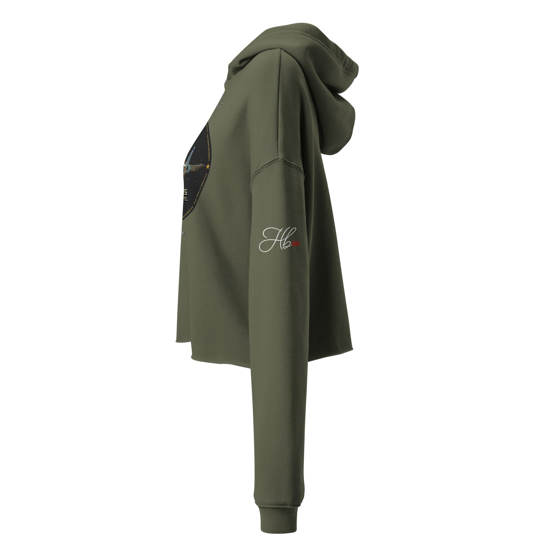 Military Green - RC135S Cobraball Crop Hoodie