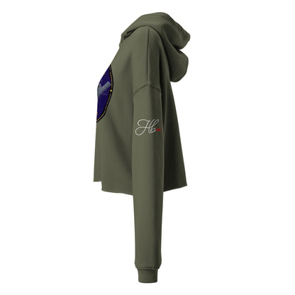 Military Green - B2 Spirit (Limited Edition) Crop Hoodie