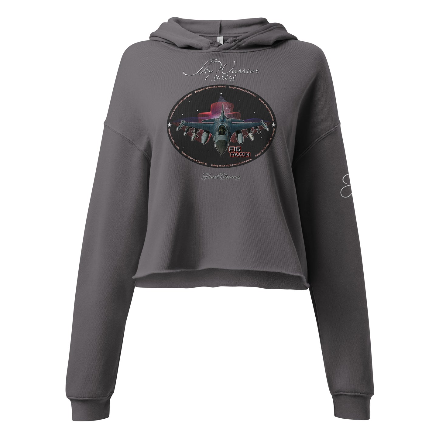 Storm - F16 Falcon Crop Hoodie