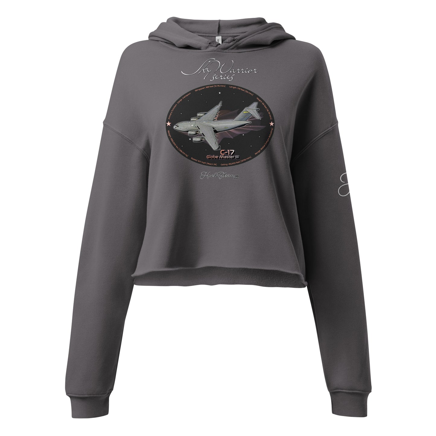 Storm - C17 Globe Master III Crop Hoodie