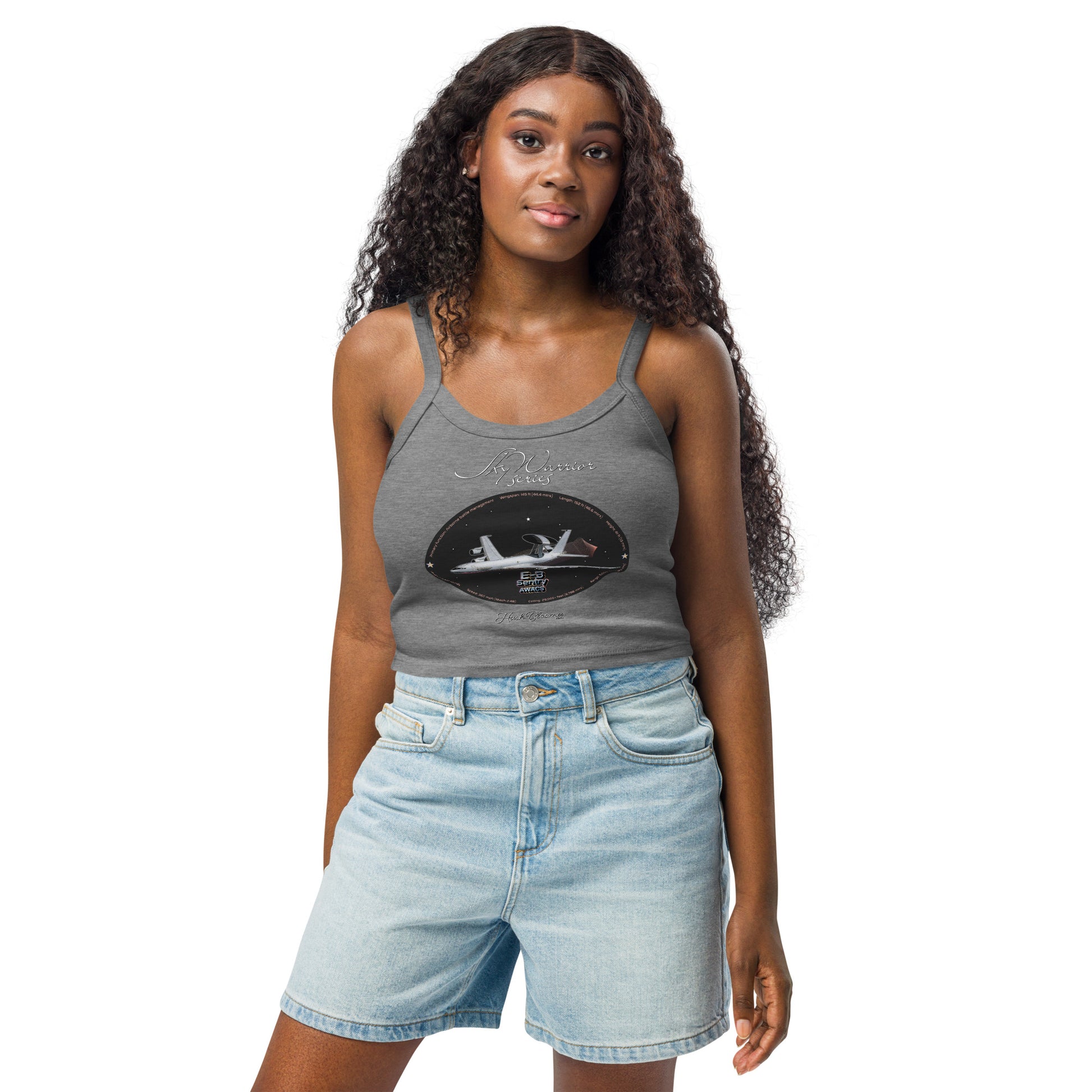 Athletic Heather - E3 Sentry Women’s micro-rib tank top