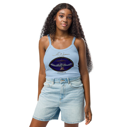 Solid Baby Blue Blend - B2 Spirit (Limited Edition) Women’s micro-rib tank top