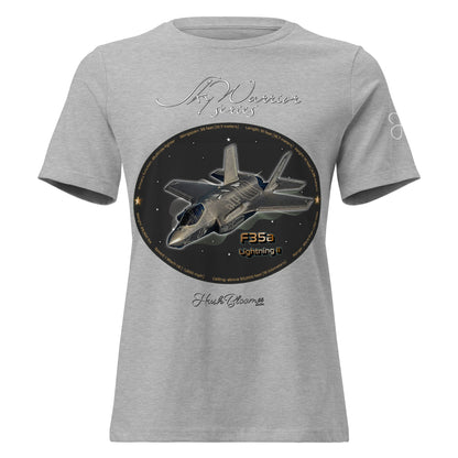 Athletic Heather - F35A Lightning Women's Relaxed T-Shirt