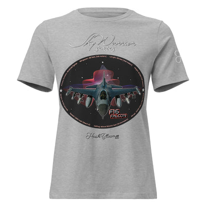 Athletic Heather - F16 Falcon Women's Relaxed T-Shirt