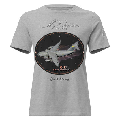 Athletic Heather - C17 Globe Master III Women's Relaxed T-Shirt