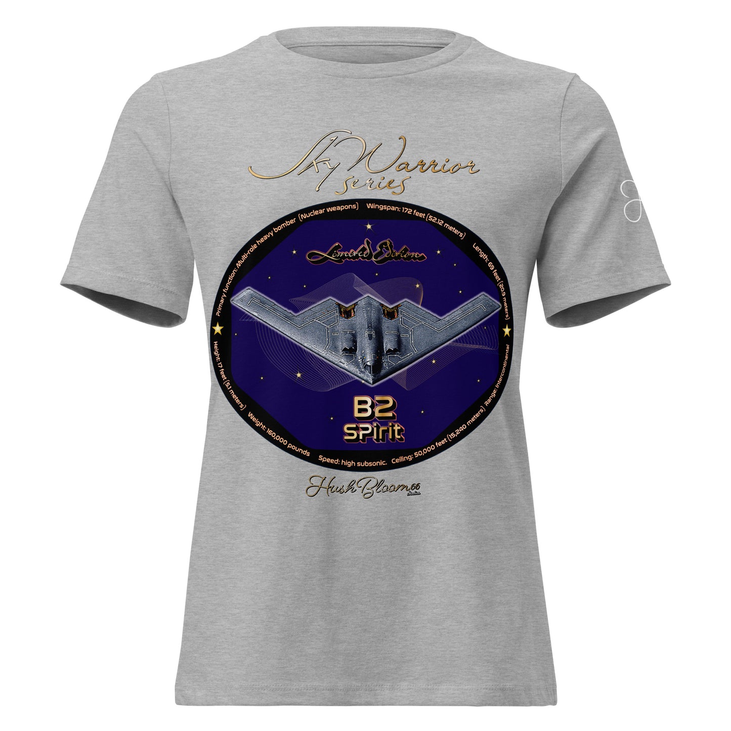 Athletic Heather - B2 Spirit (Limited Edition) Women's Relaxed T-Shirt