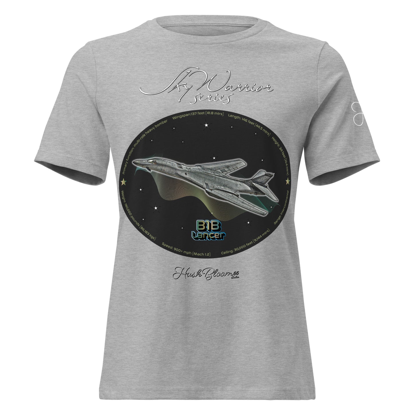 Athletic Heather - B1B Lancer Women's Relaxed T-Shirt