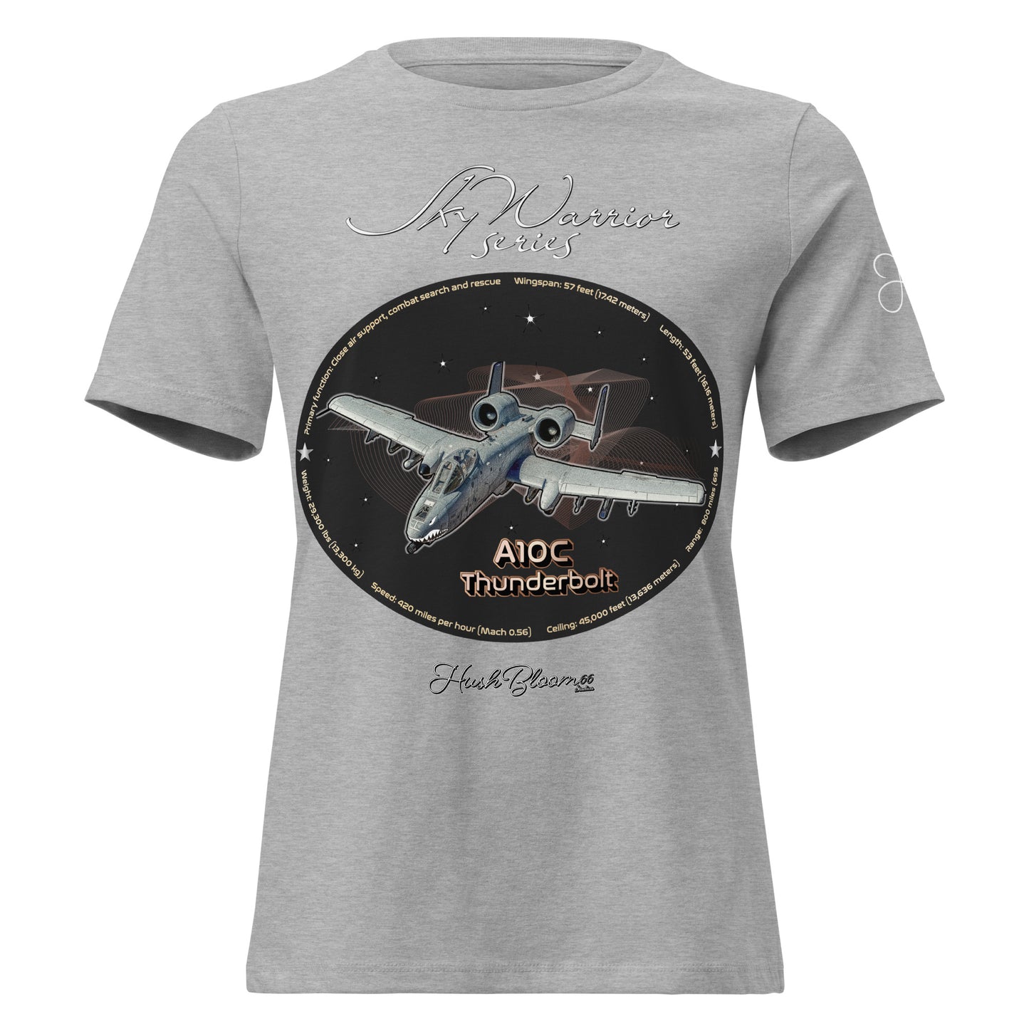 Athletic Heather - A10C Thunderbolt Women's Relaxed T-Shirt