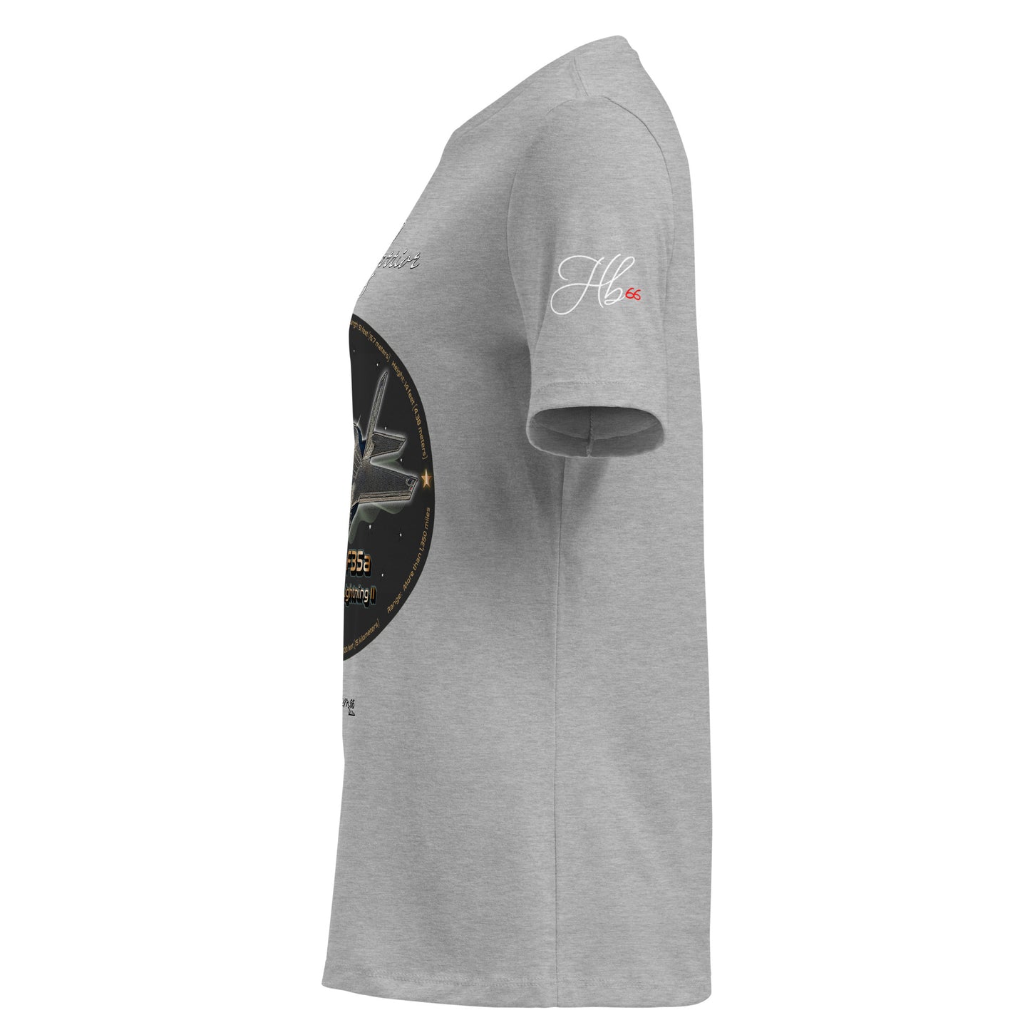 Athletic Heather - F35A Lightning Women's Relaxed T-Shirt