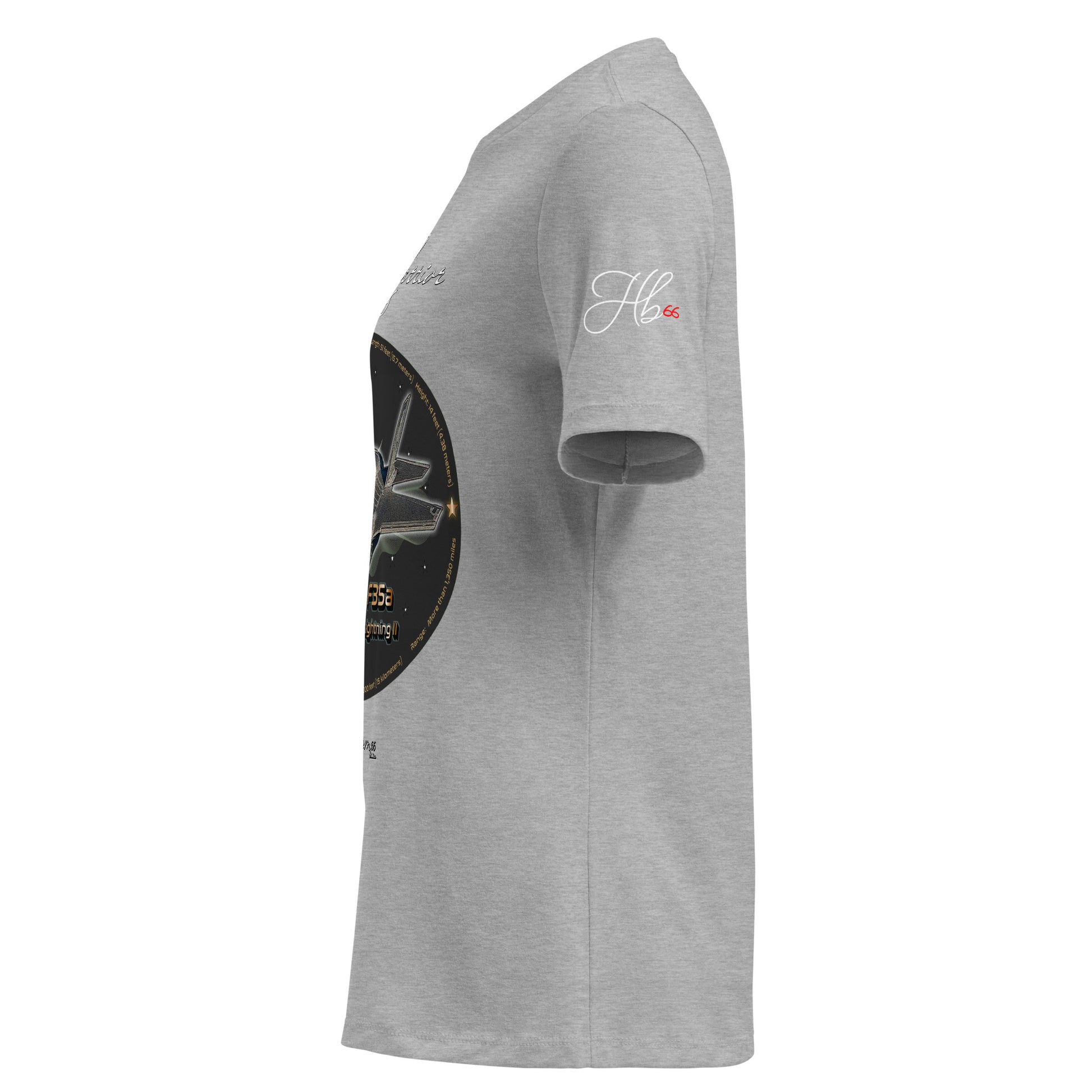 Athletic Heather - F35A Lightning Women's Relaxed T-Shirt