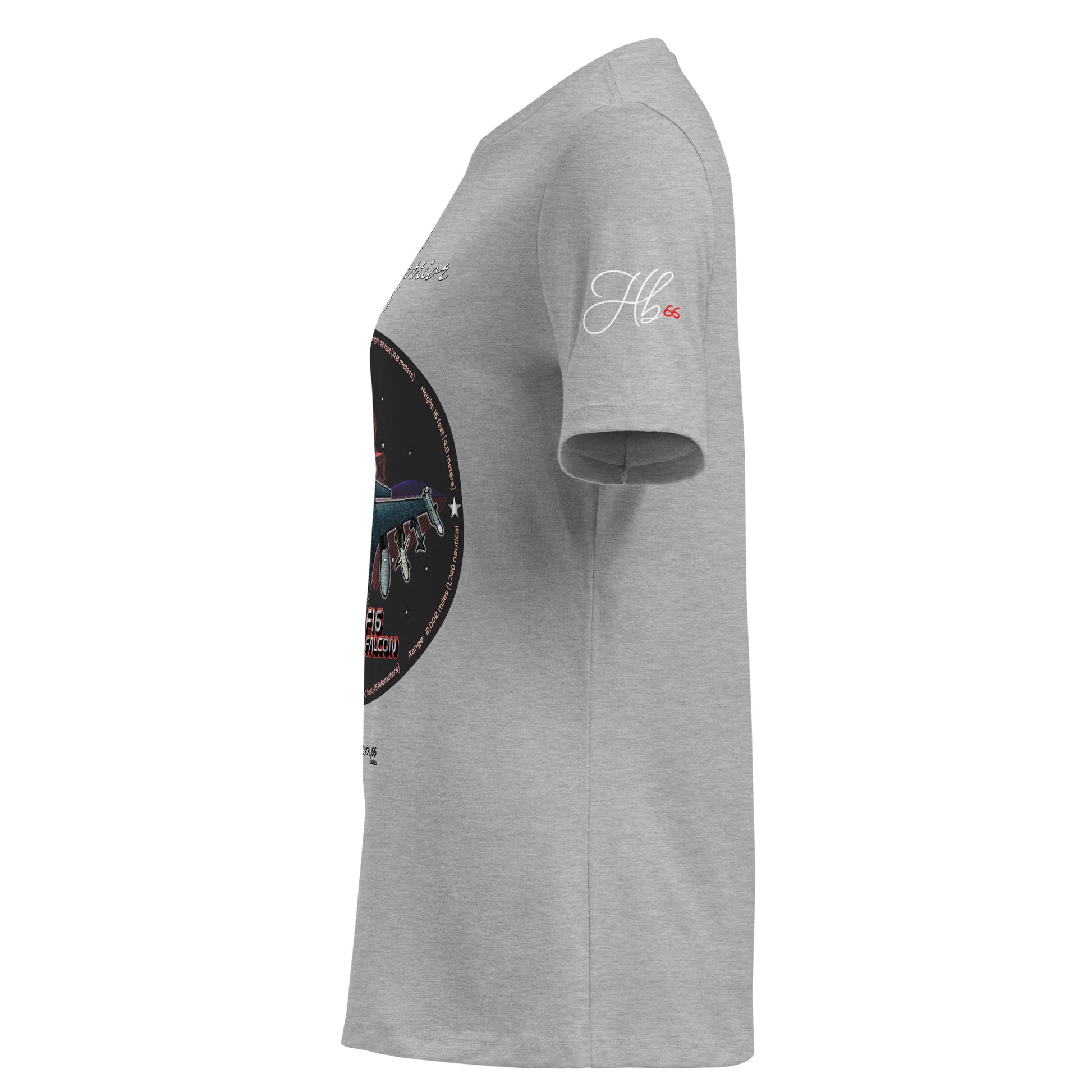 Athletic Heather - F16 Falcon Women's Relaxed T-Shirt