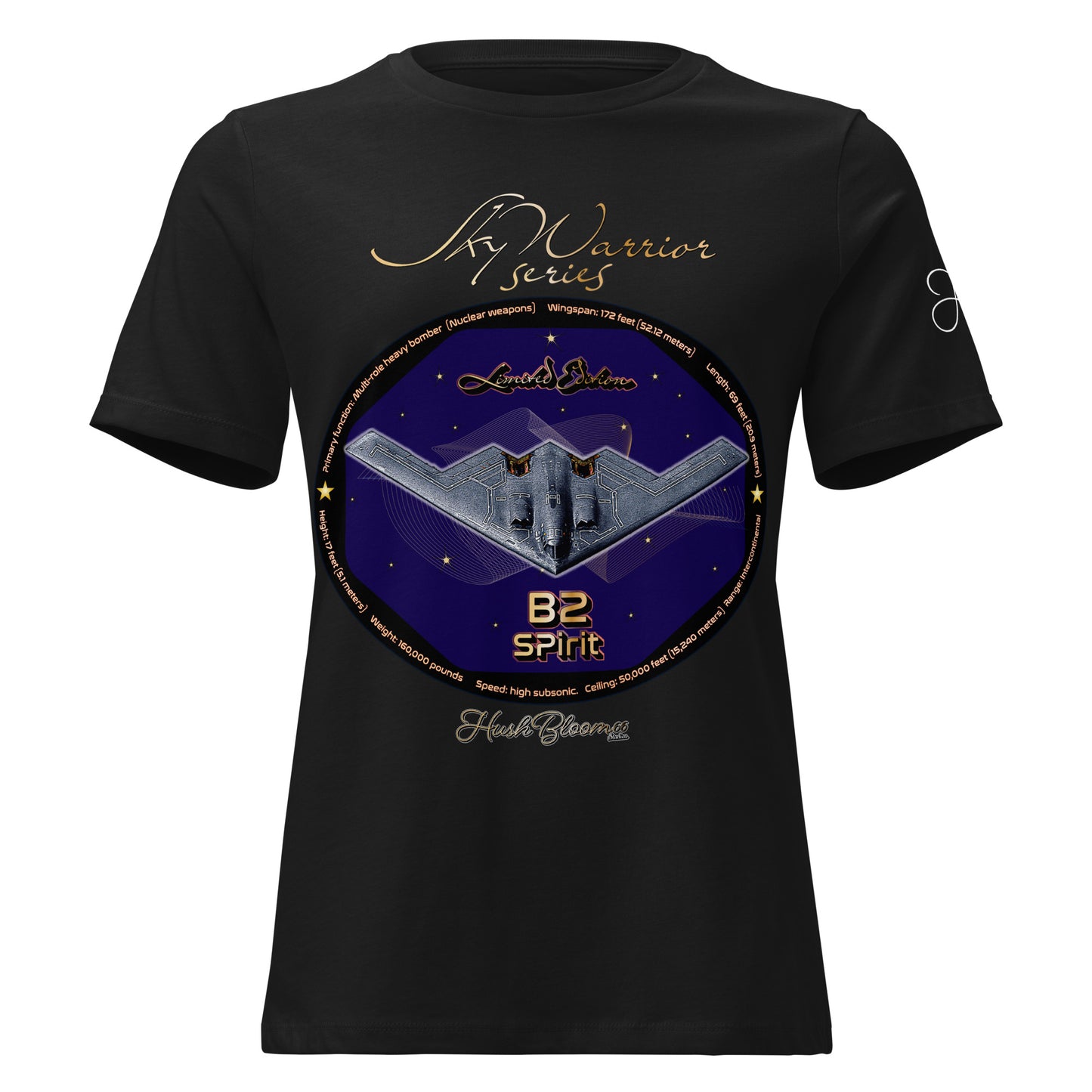 Black - B2 Spirit (Limited Edition) Women's Relaxed T-Shirt