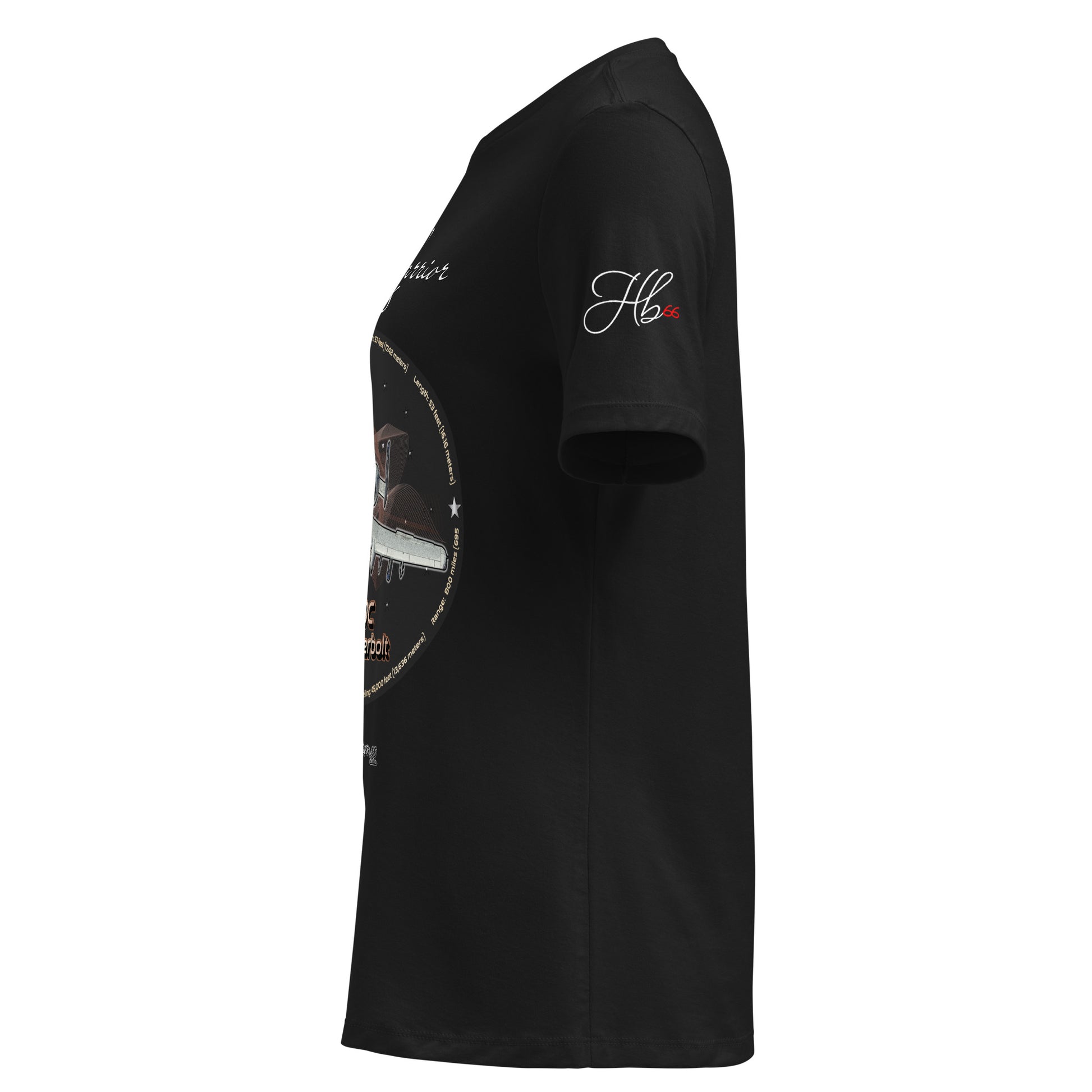 Black - A10C Thunderbolt Women's Relaxed T-Shirt
