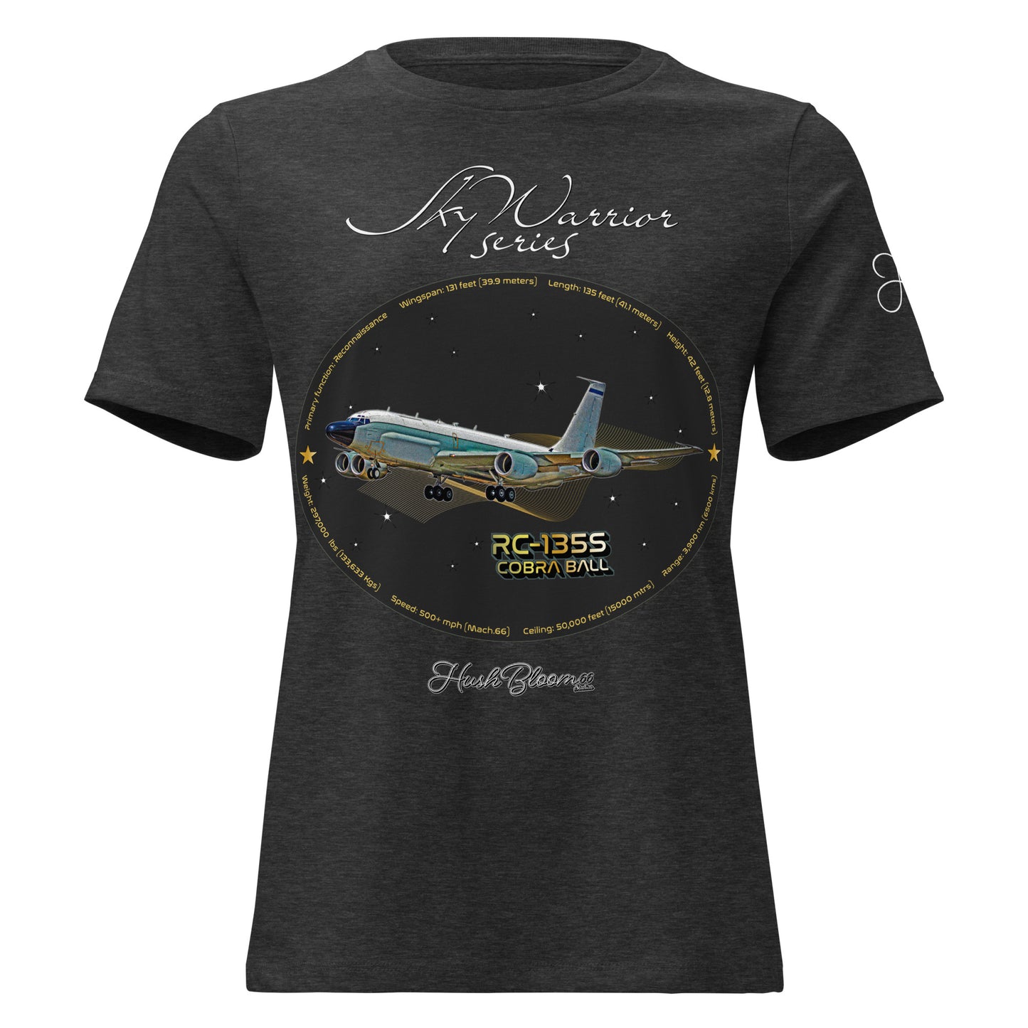Dark Grey Heather - RC135S Cobraball Women's Relaxed T-Shirt