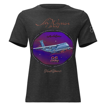Dark Grey Heather - C5 Galaxy (Limited Edition) Women's Relaxed T-Shirt