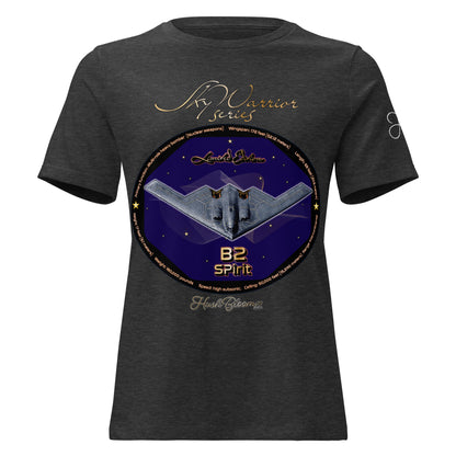 Dark Grey Heather - B2 Spirit (Limited Edition) Women's Relaxed T-Shirt